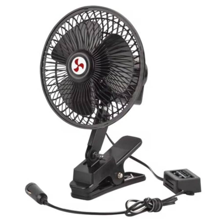 Oscillating Fan Clip - 12V Oscillating Car Fan, 6