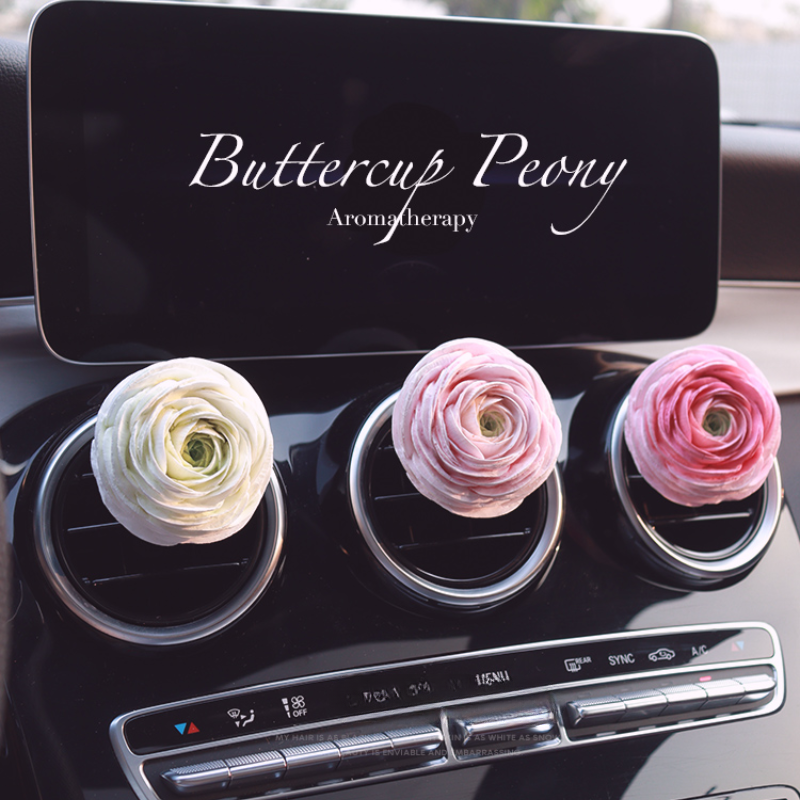 Air Stone Diffuser - Car Air Freshener Gypsum Flower Perfume