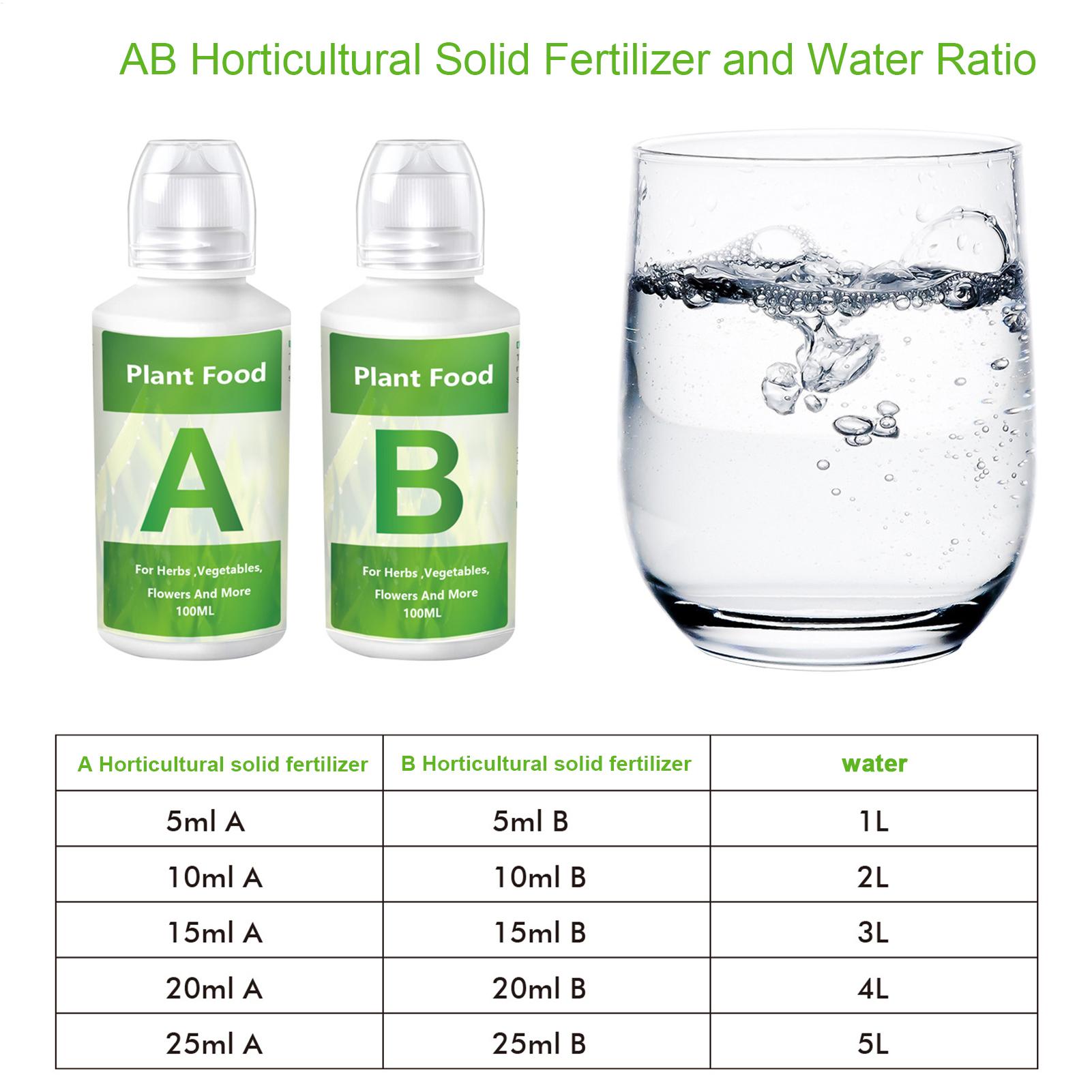 Hydroponic Nutrients Fertilize - Nutrient Solution Ab บทวิจารณ์และราคา