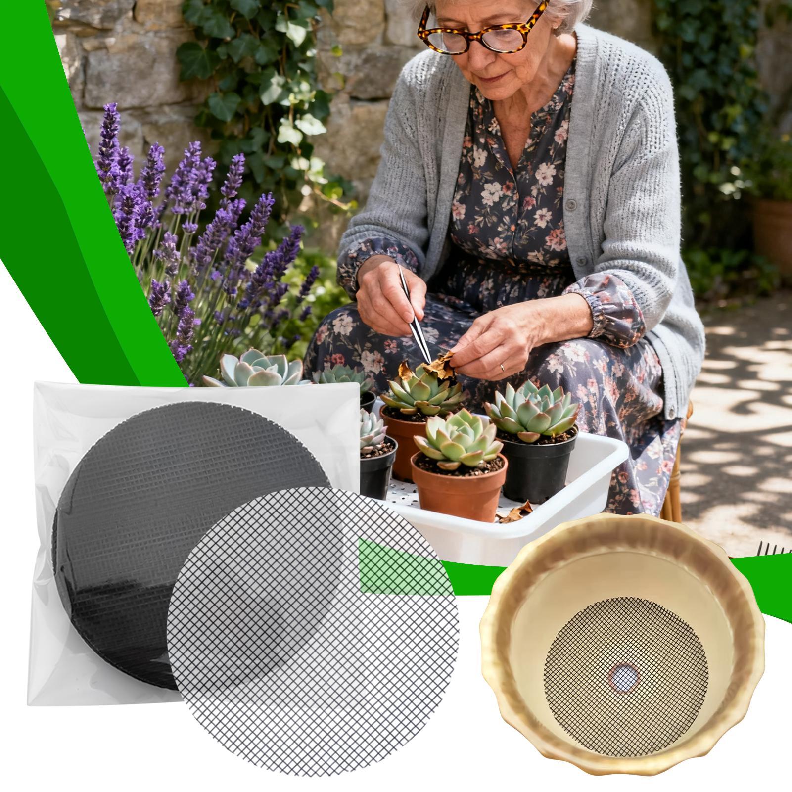 Drainage Mesh 50-Piece Flexibl - Net Pot 3 Inch บทวิจารณ์และราคา