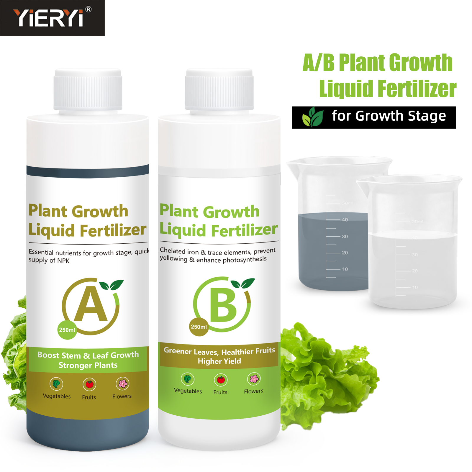 Yieryi 250ML Hydroponic Nutrie - Nutrient Solution Ab บทวิจารณ์และราคา