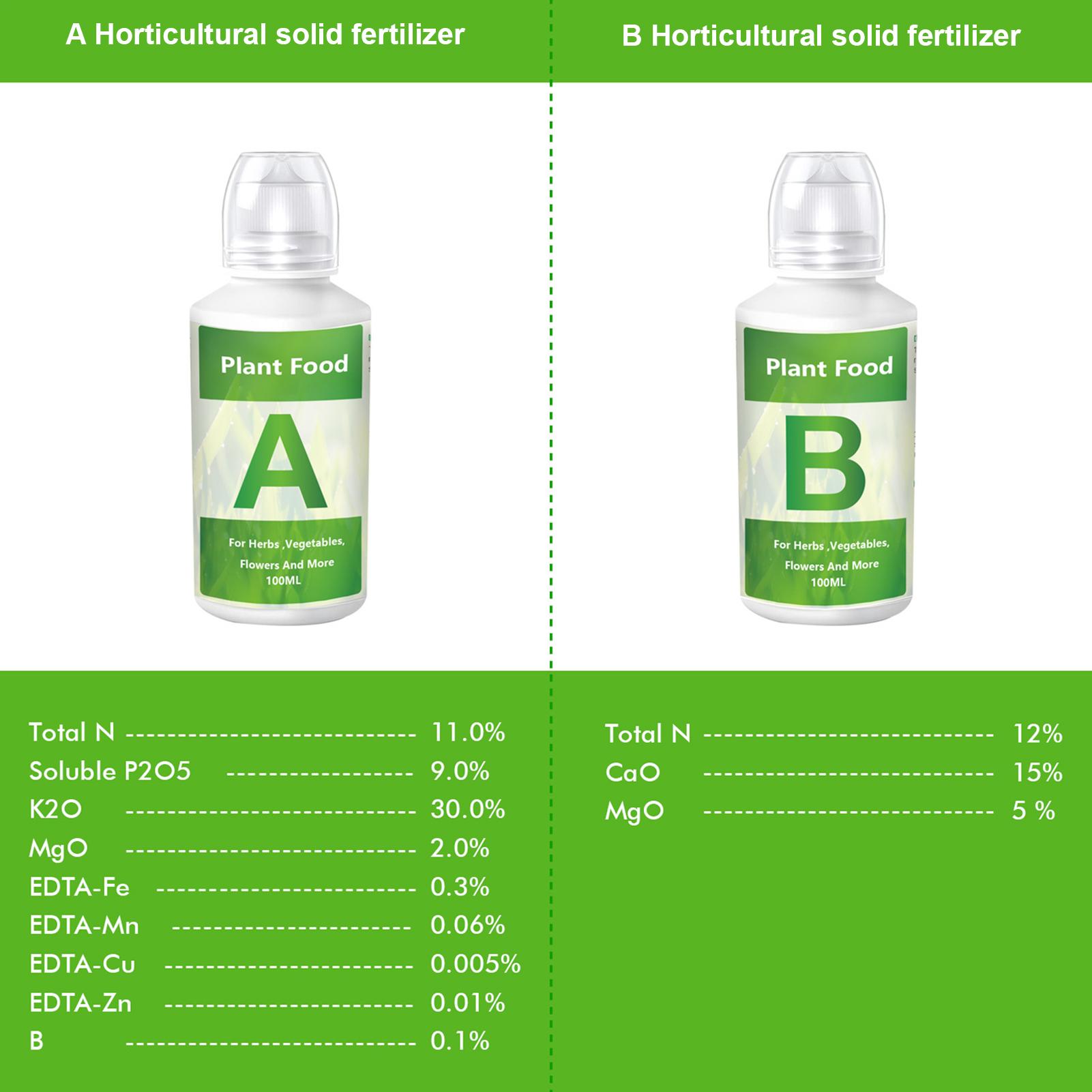 Hydroponic Nutrients Fertilize - Nutrient Solution Ab บทวิจารณ์และราคา